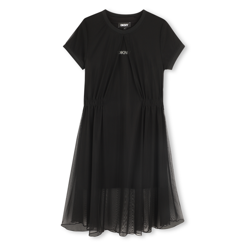 2-in-1 Tulle Black Dress