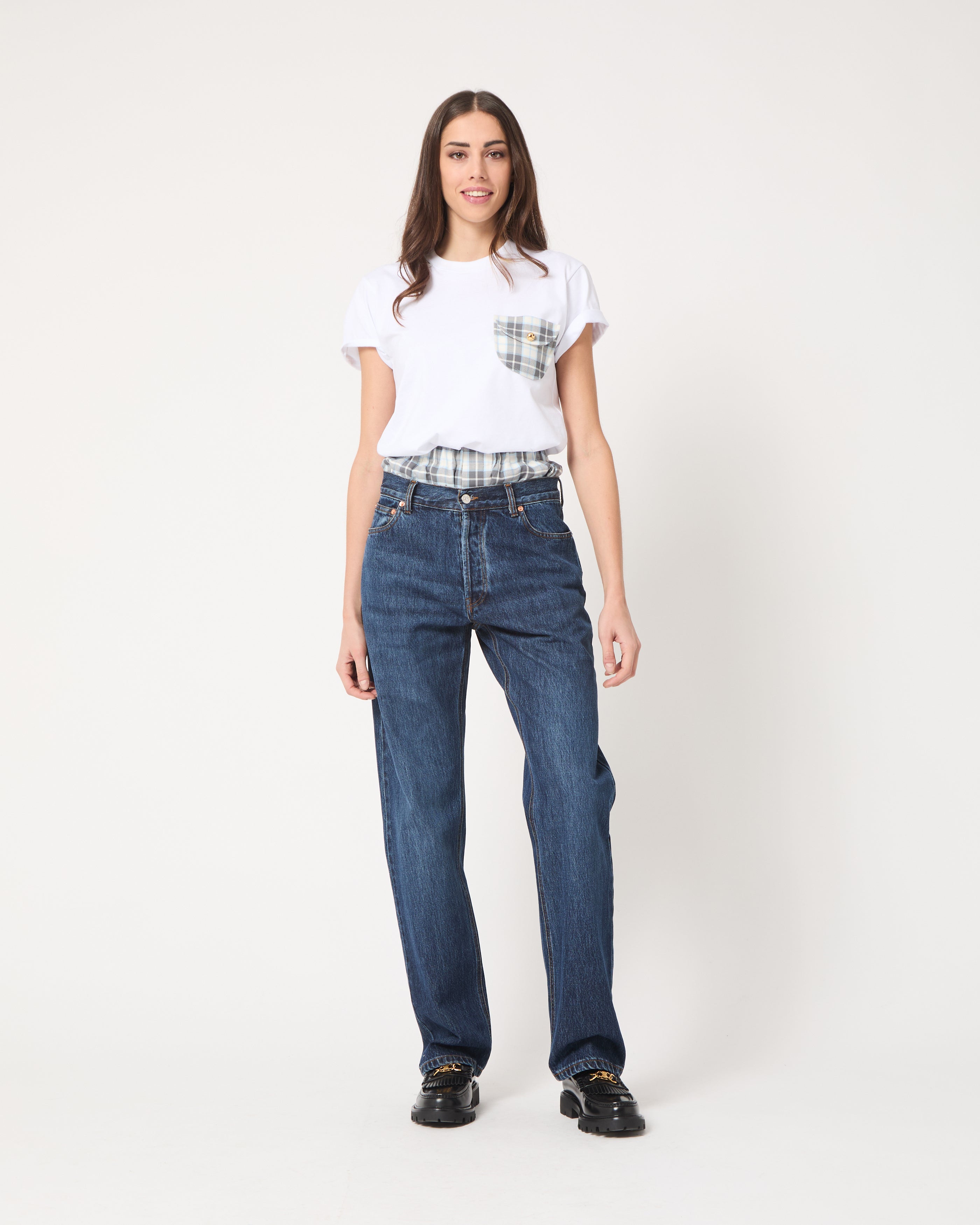 Indigo Straight Jeans