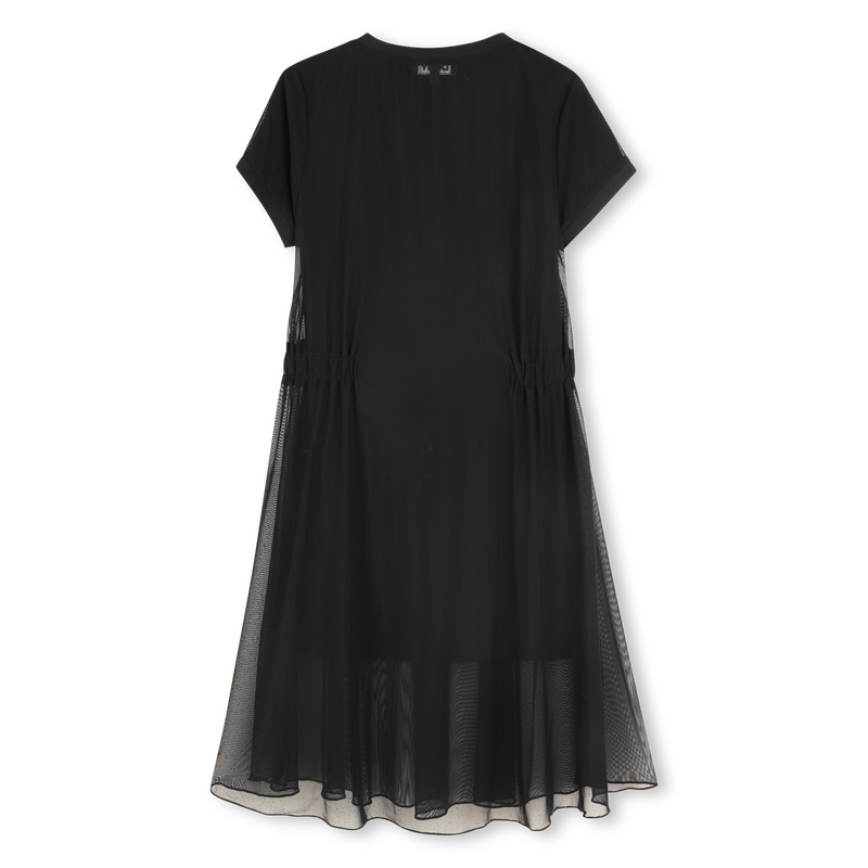 2-in-1 Tulle Black Dress