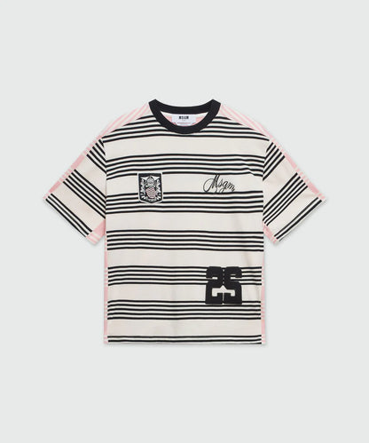 Two-Tone Stripes T-Shirt