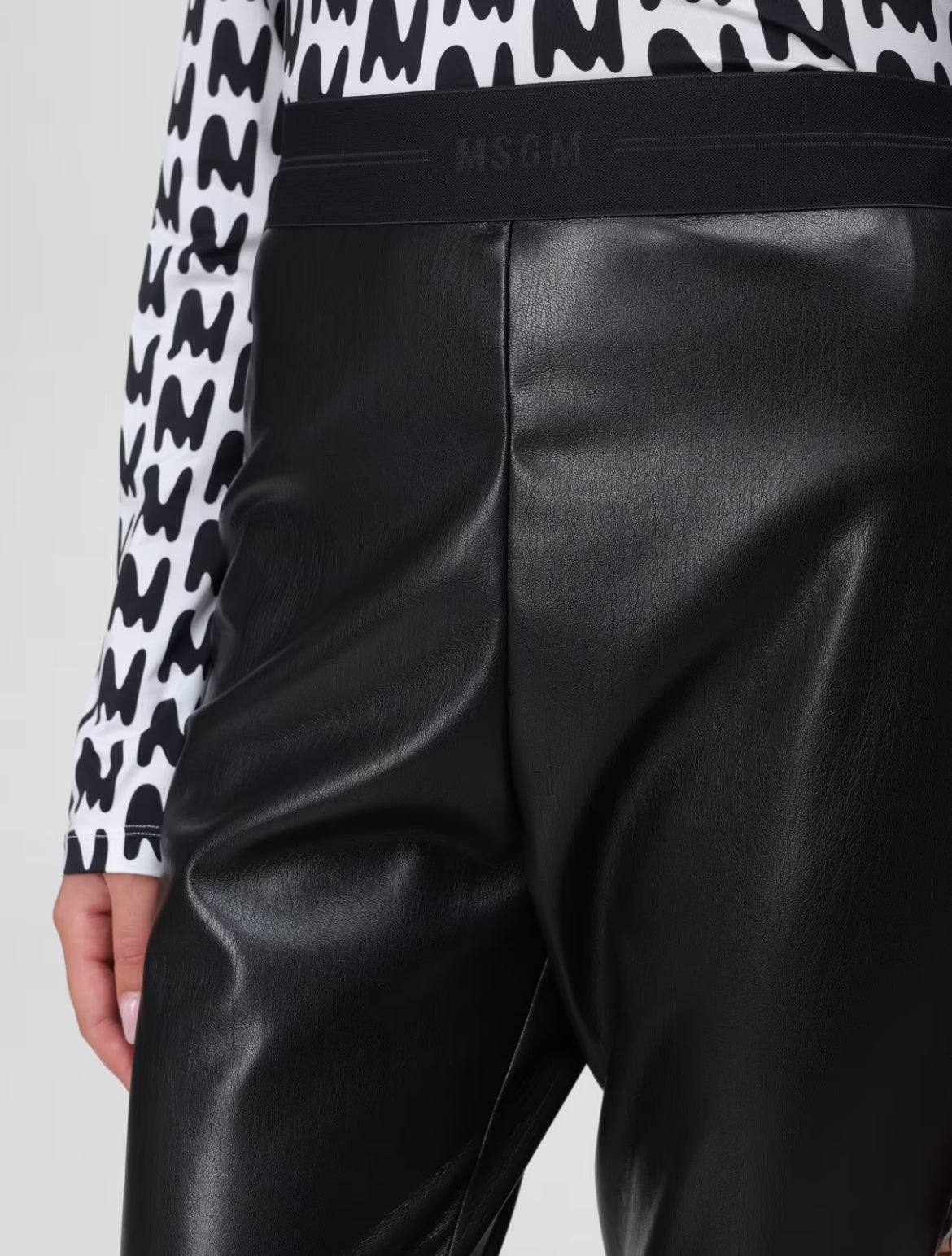 Faux-Leather Leggings