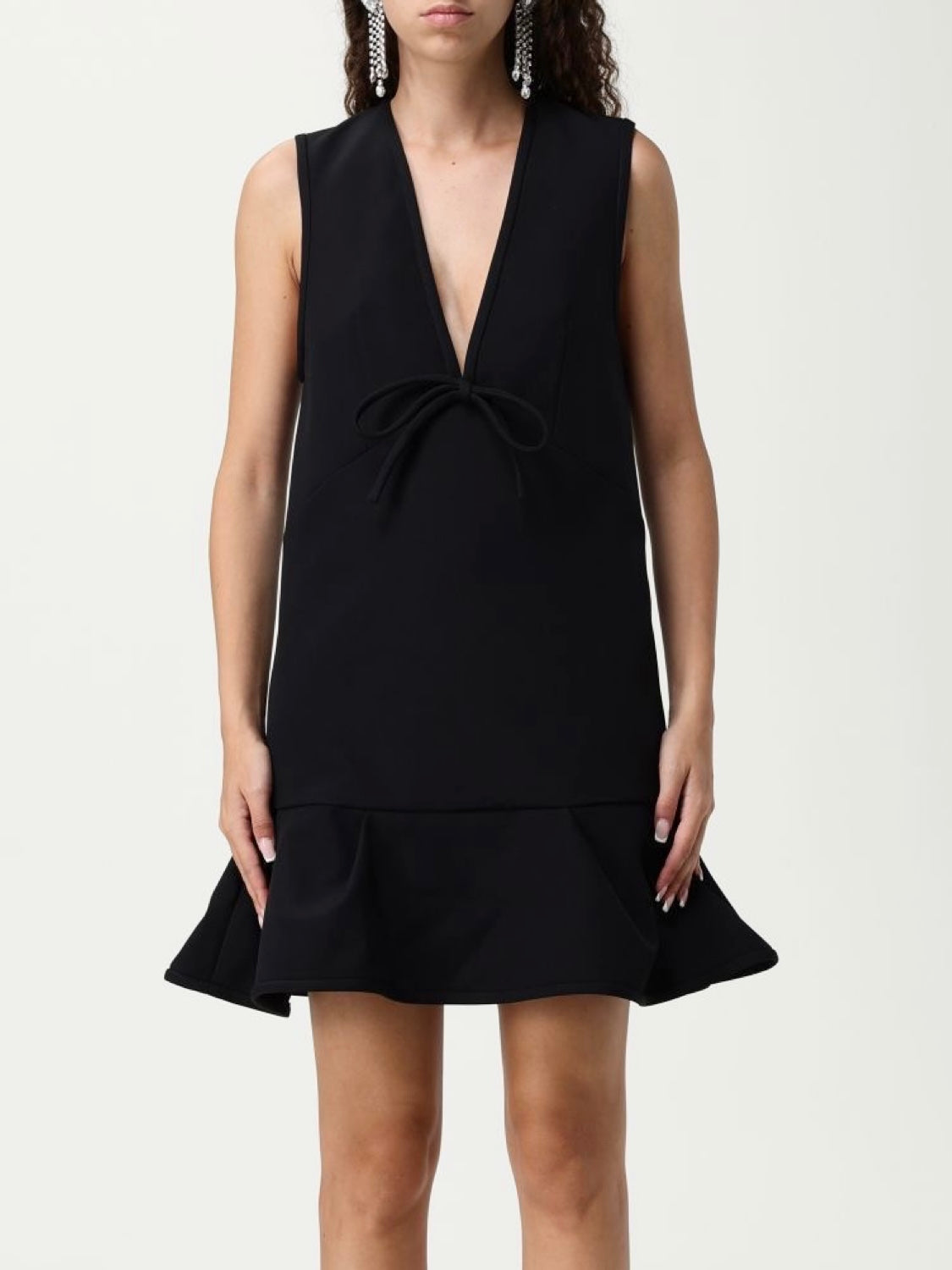 Bow-Embellished Dress
