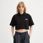 Cropped Polo Tee