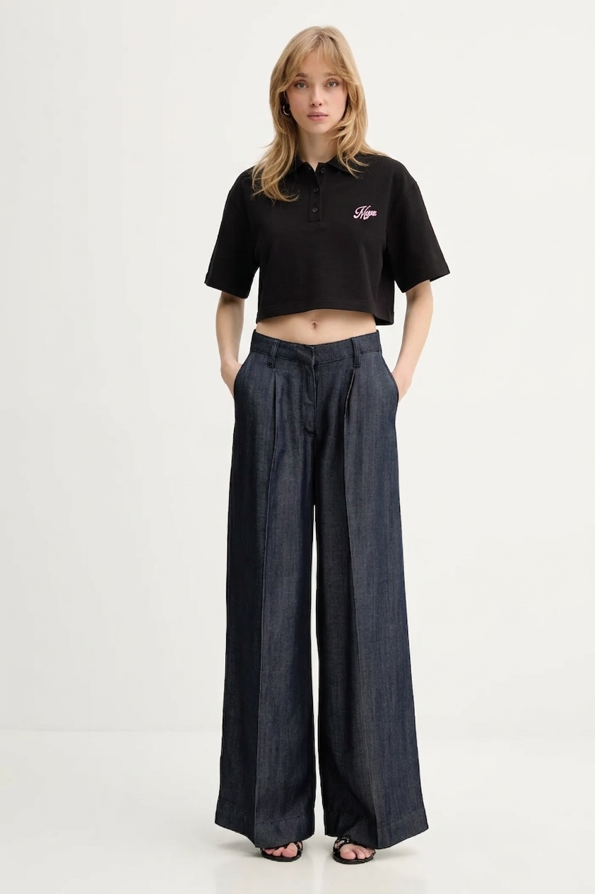 Cropped Polo Tee
