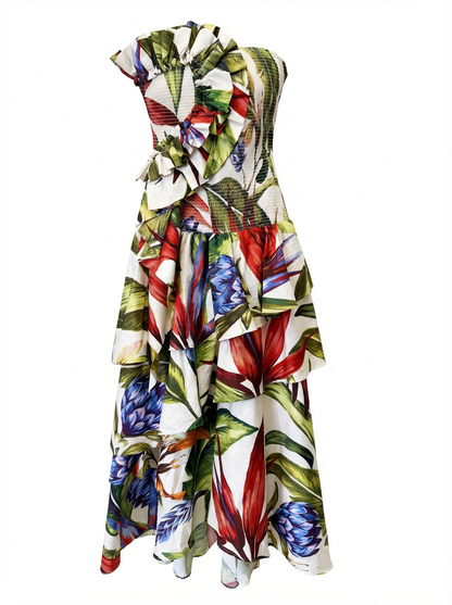 Florart Strapless Dress