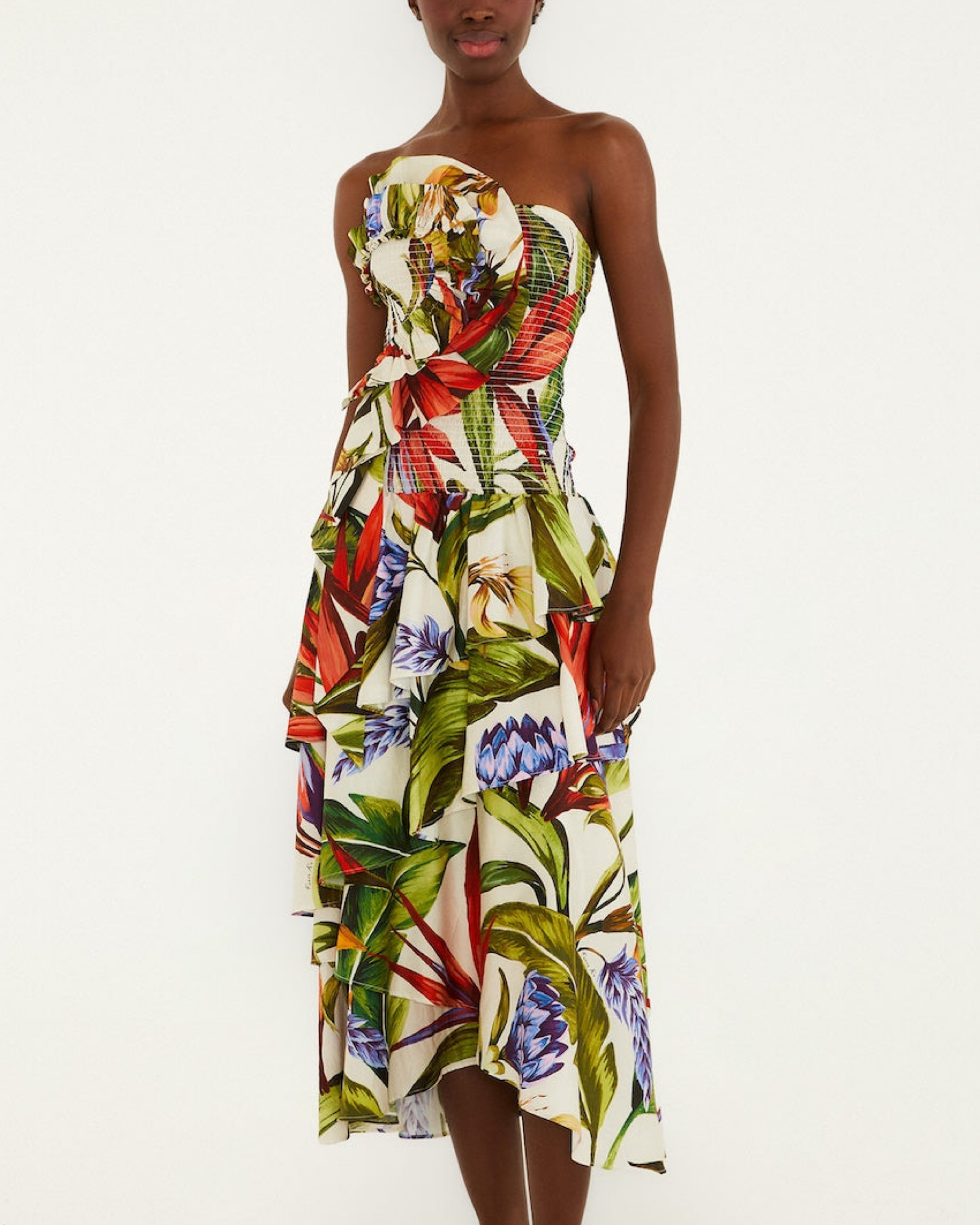 Florart Strapless Dress
