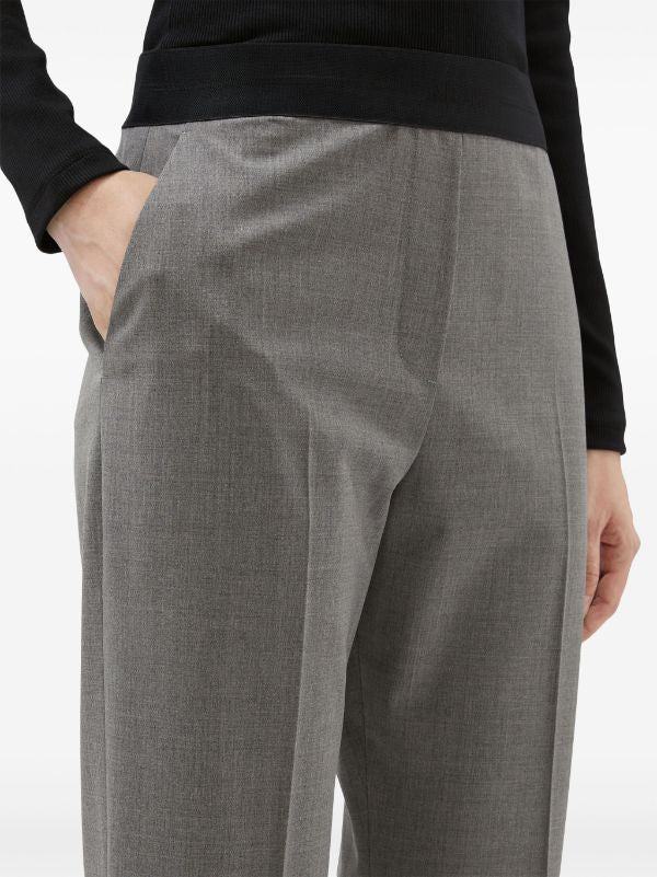 Straight Grey Trousers