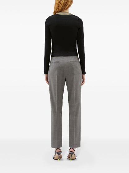 Straight Grey Trousers