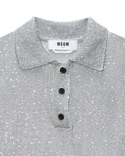 Glitter Polo Shirt