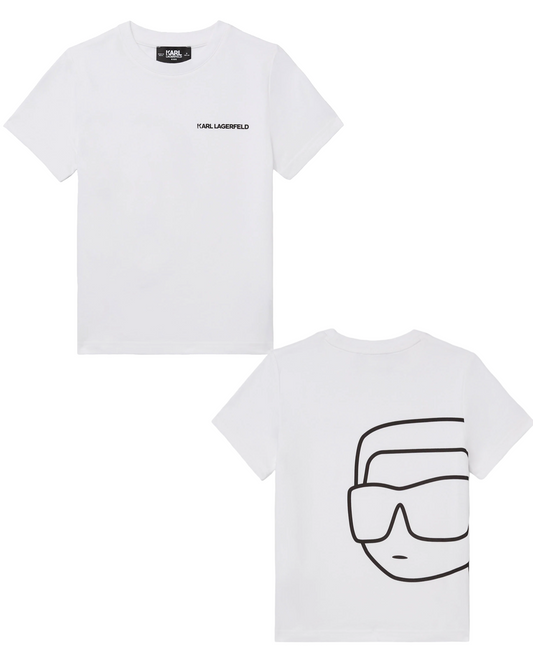 Boys K/Ikonik T-Shirt White