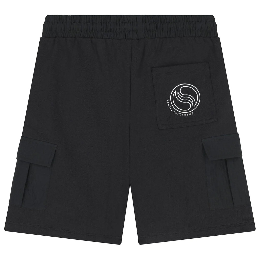 Boys Logo-Patch Bermudas