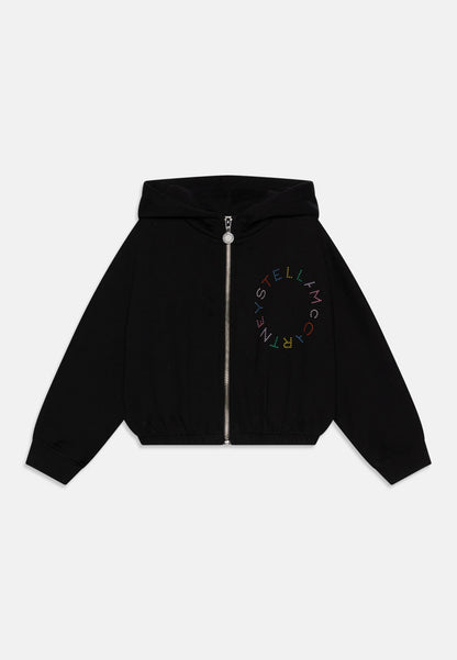 Black Color Logo Tracksuit