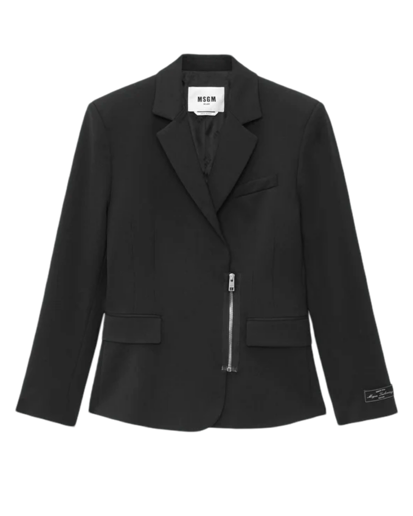 Black Zip Blazer