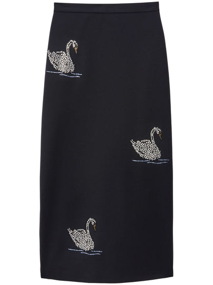 Black Swans Skirt