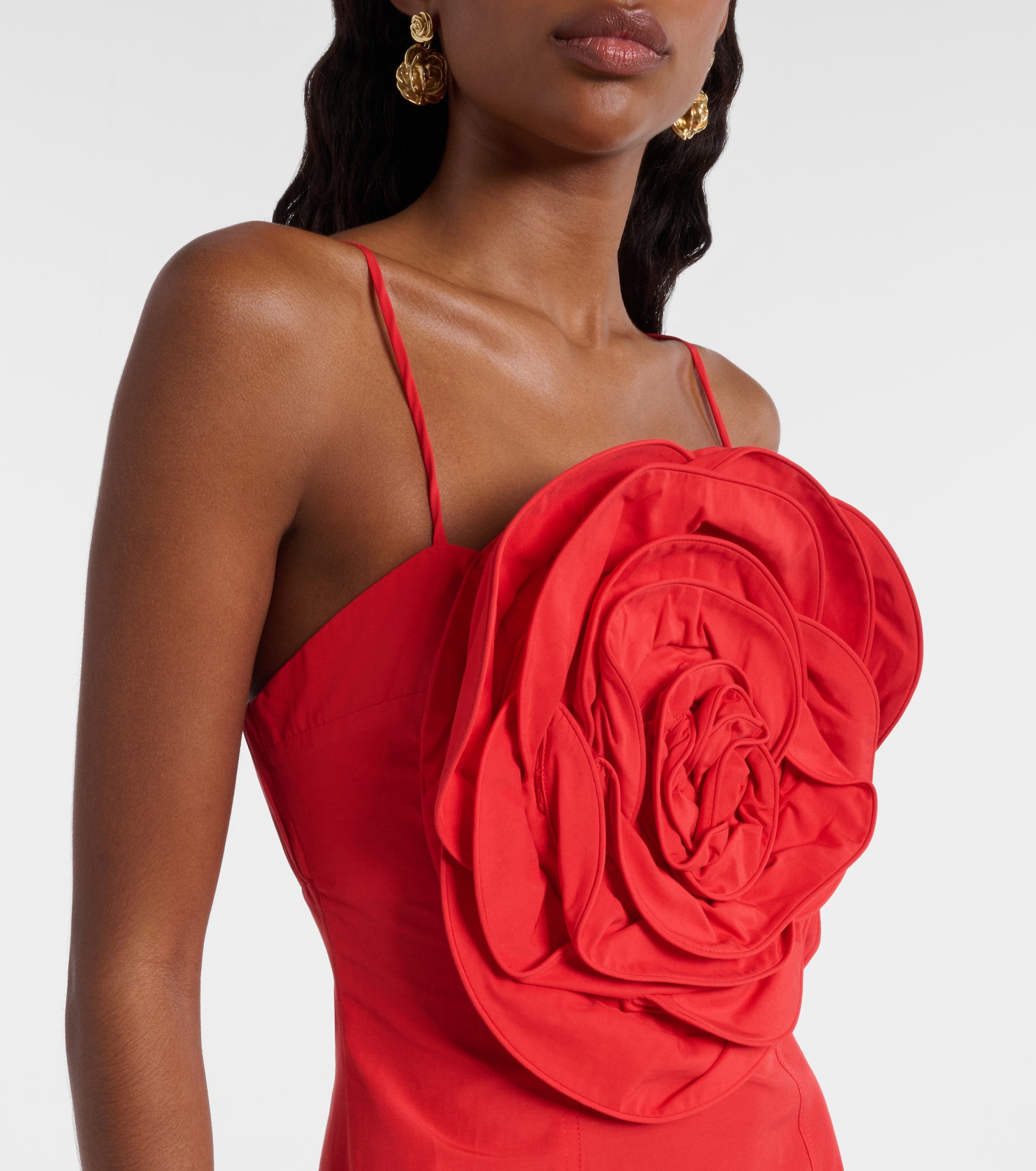 Red Mini Baloon Dress