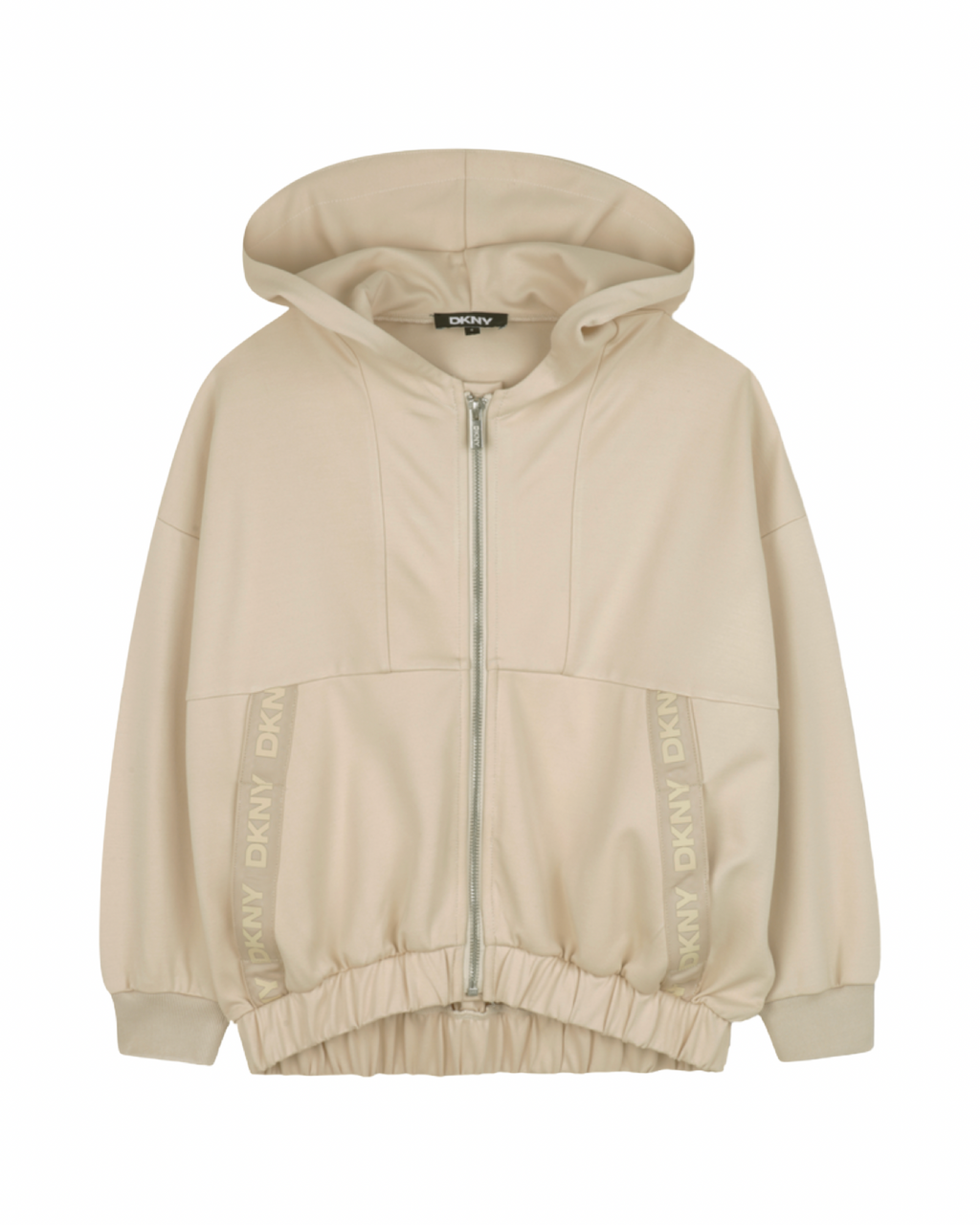 Logo Pockets Hooded Cardigan
