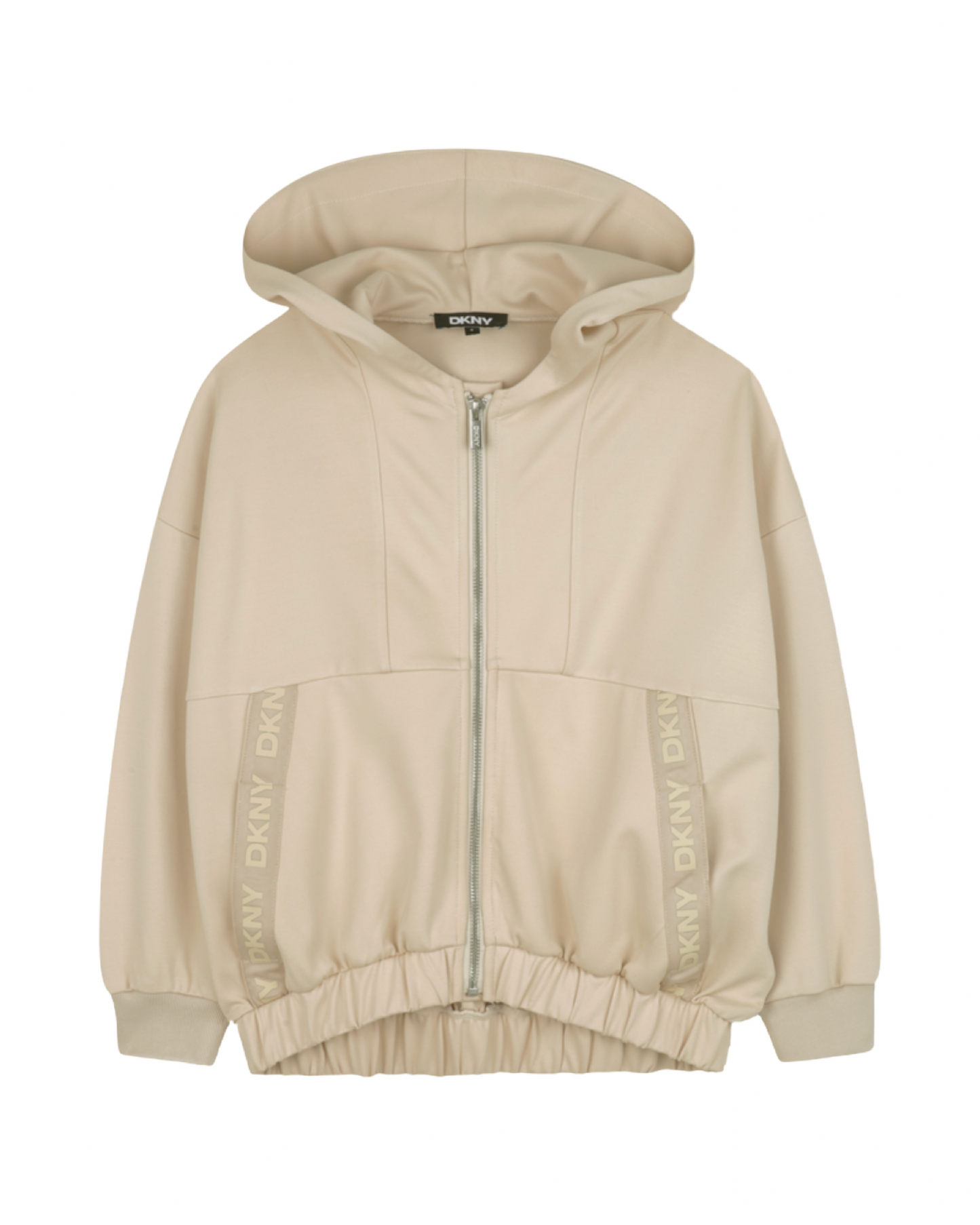 Logo Pockets Hooded Cardigan