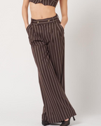 Brown Stripes Pants