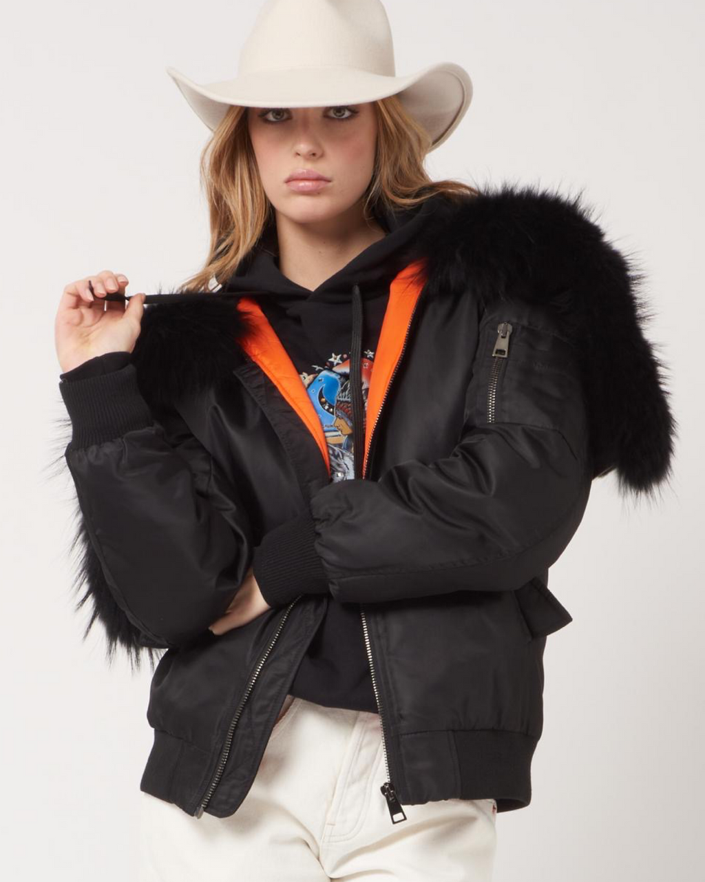 Black Bomber Jacket