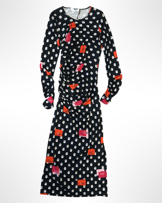 Dots Print Dress