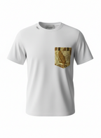 White Pocket Print T-Shirt