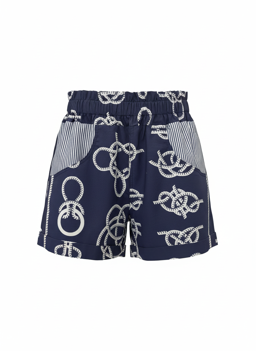Blue Sailor Shorts