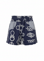 Blue Sailor Shorts