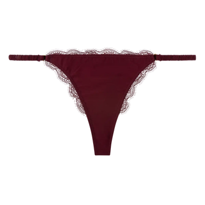 Love Stories Intimates u0411u0435u043bu044cu043e - u0411u0438u043au0438u043du0438 Roomie Burgundy Lace String