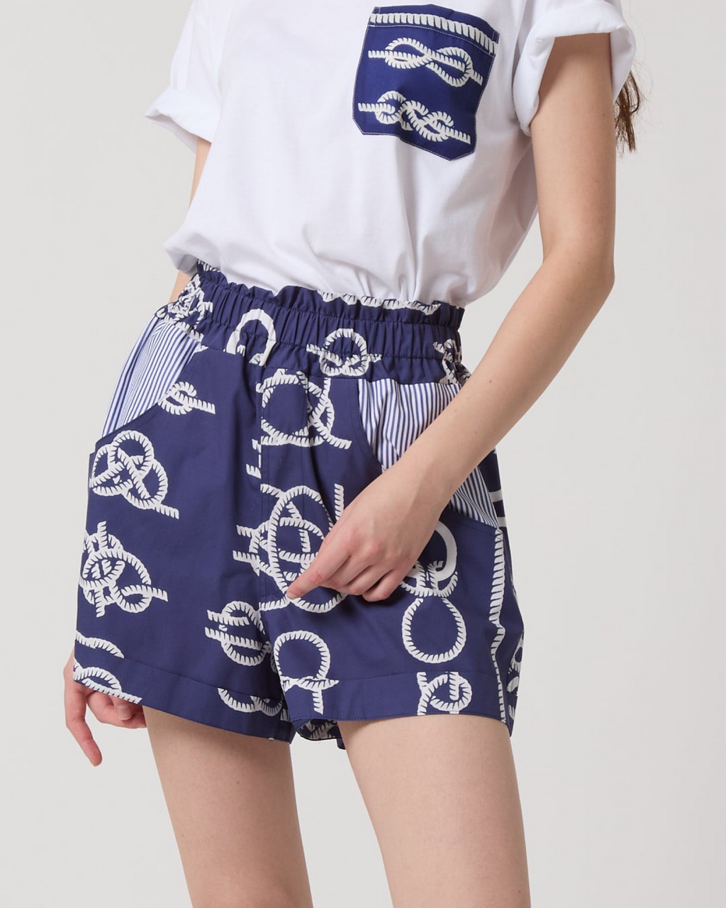 Blue Sailor Shorts