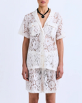 Bridget White Lace Set