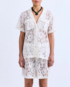 Bridget White Lace Set