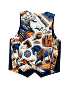 Navy Stripes Vest
