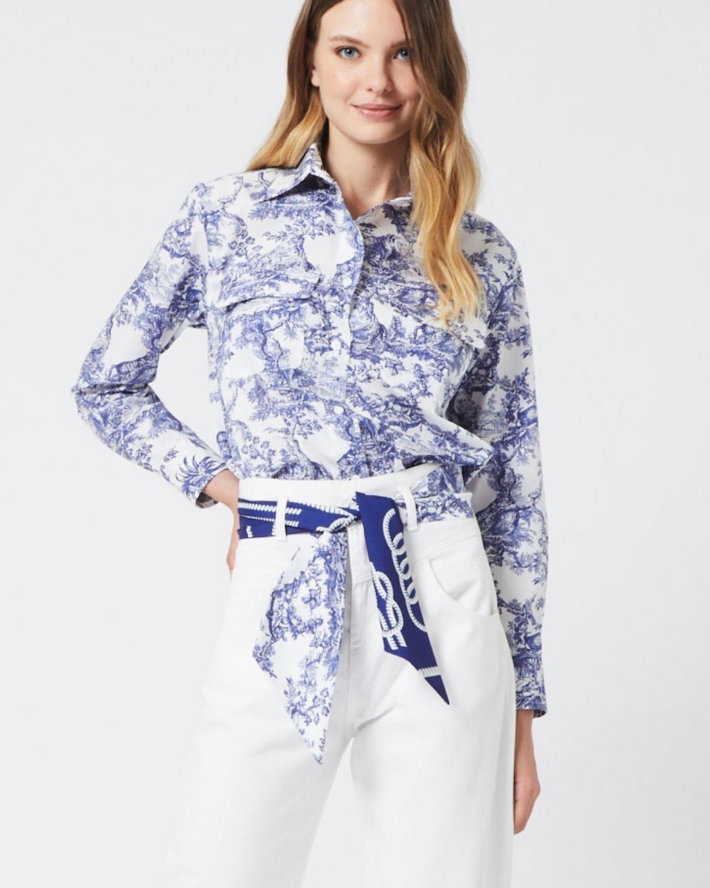 White Print Shirt