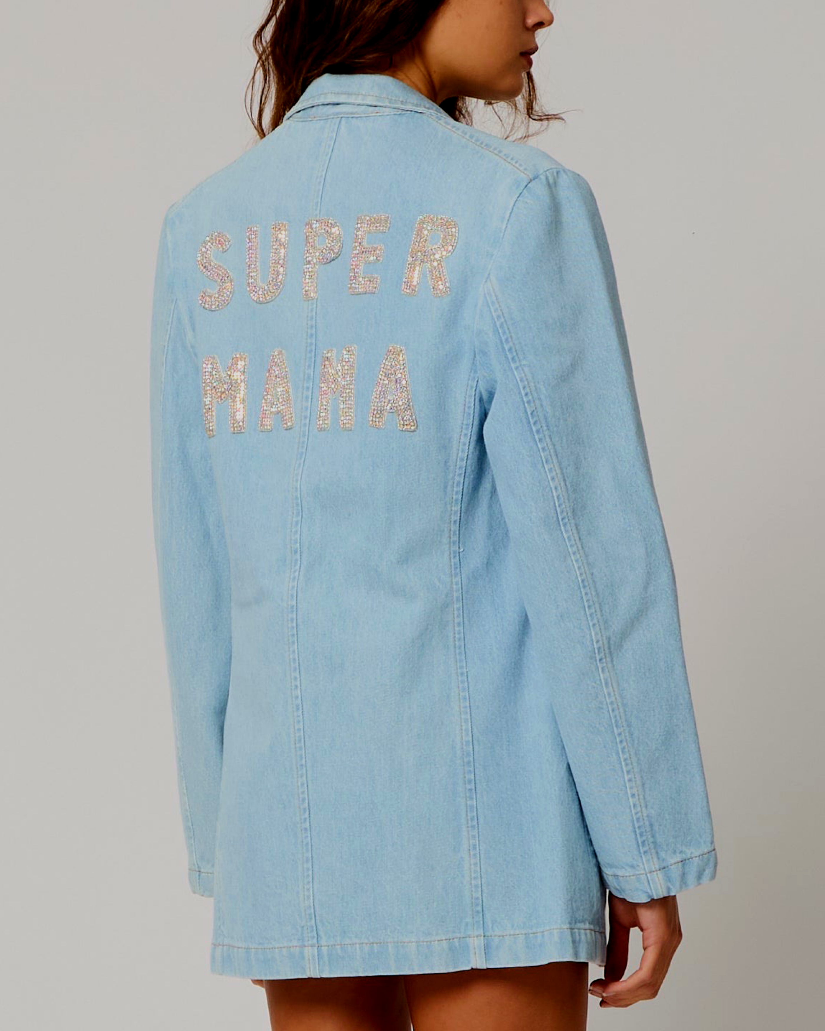 Supermama Denim Blazer