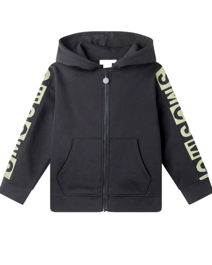 Black Logo Graphic Hoodie