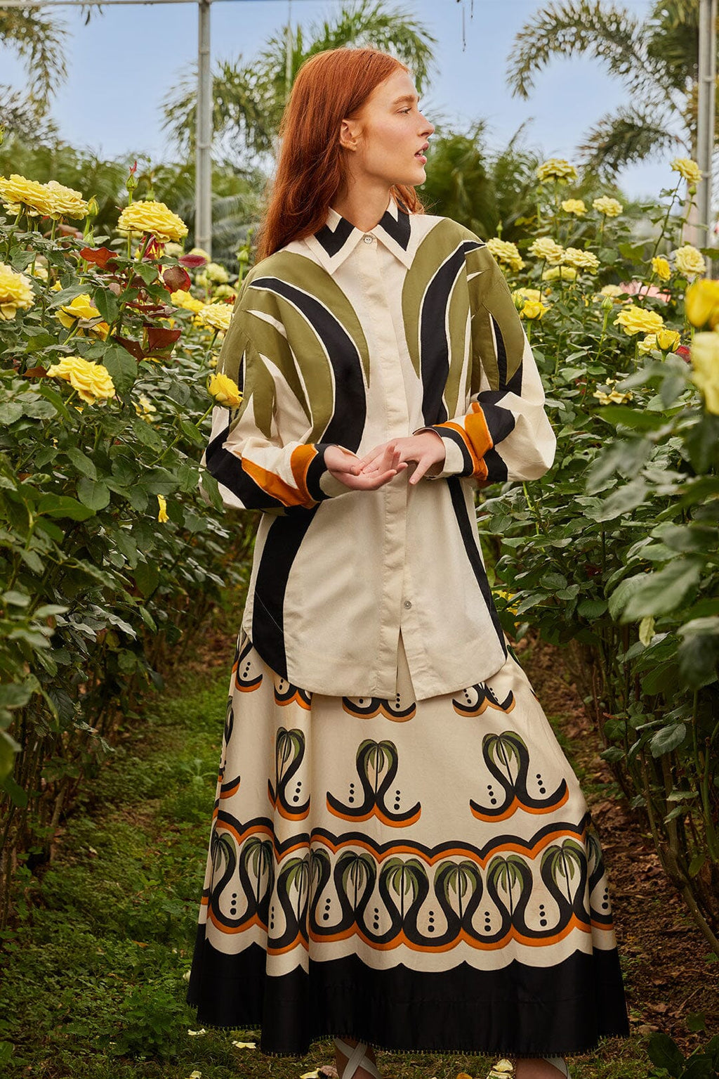 Coconut Tree Flow Skirt