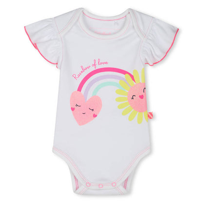 Rainbow Cotton Babysuit
