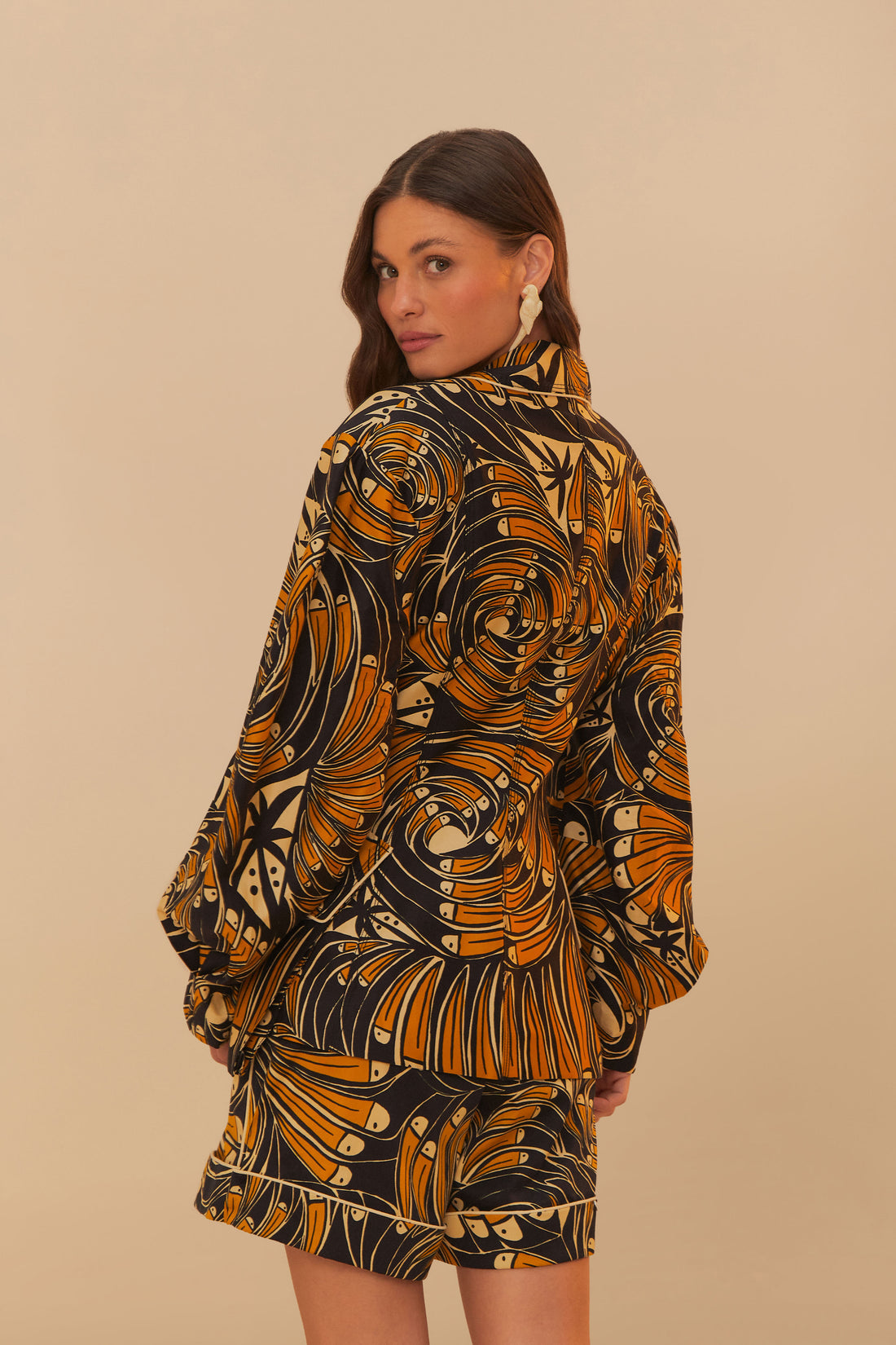 Toucans Spirals Blazer
