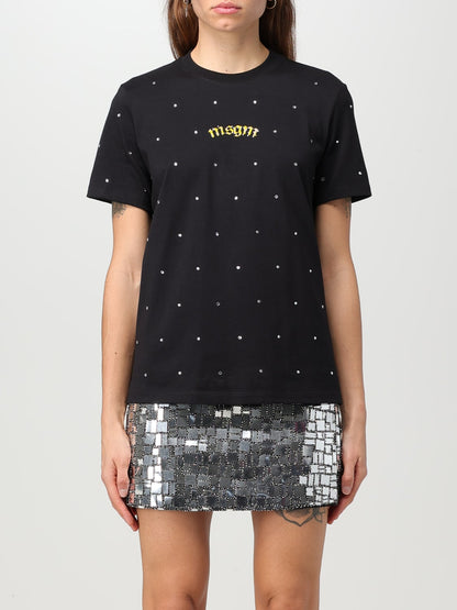 Rhinestone-Embellished T-shirt