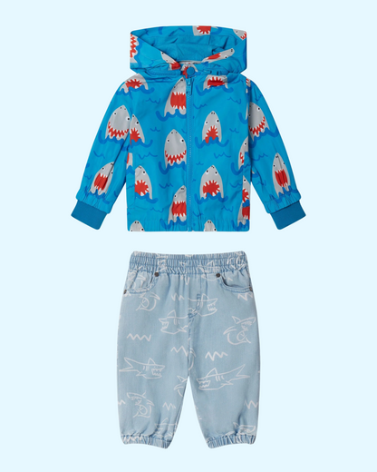 Shark Print Baby Jeans