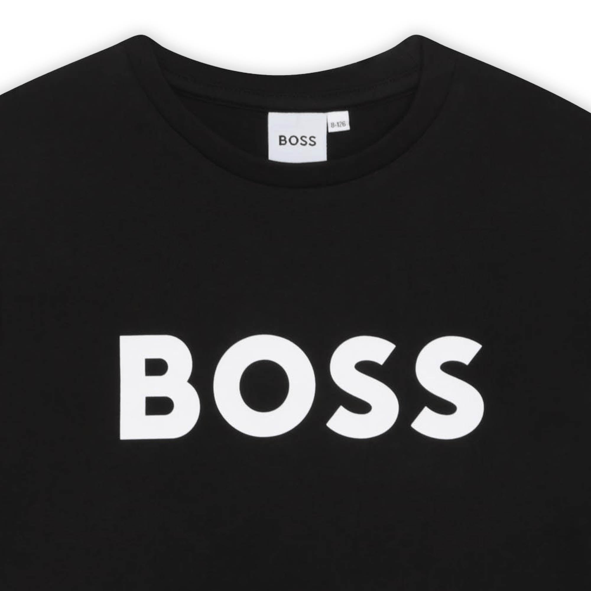 Boys Black Logo T-Shirt
