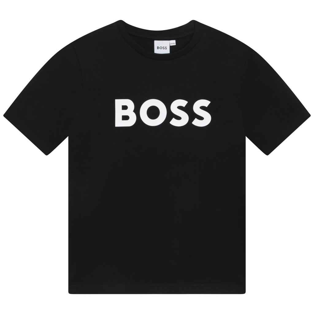 Boys Black Logo T-Shirt