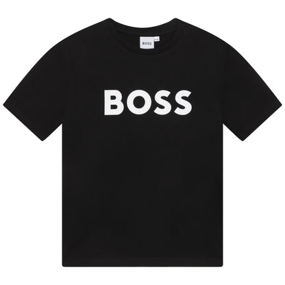 Boys Black Logo T-Shirt