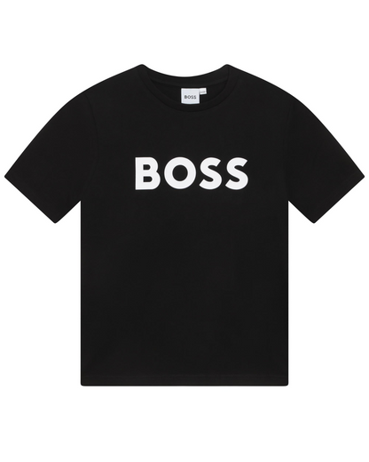 Boys Black Logo T-Shirt