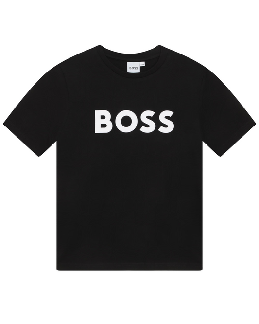 Boys Black Logo T-Shirt