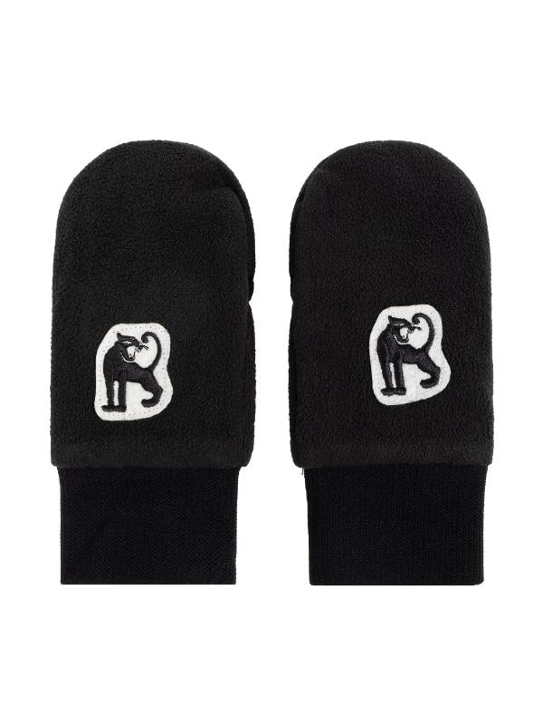 Logo-Patch Recycled Mittens