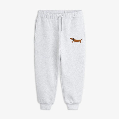 Dog Embroidered Sweatpants