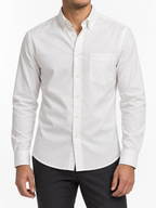 Cotton Blend White Shirt