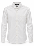 Cotton Blend White Shirt