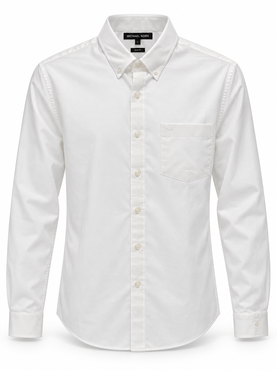 Cotton Blend White Shirt